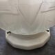 Ceiling lamp wall lamp old globe glass paste white model geometric decoration Ø 16 cm Art Deco 1930