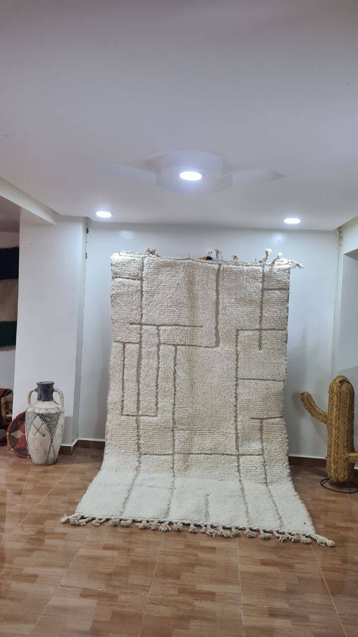 Handmade Berber wool rug 250x150 cm