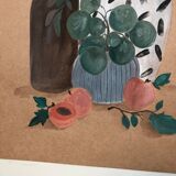 Painting A4 Ceramics and apricots