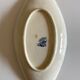 Dish raviots in Gien earthenware 19th decoration Summer blue black