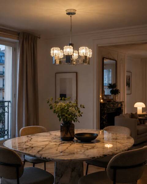 Lustre 5 globes
