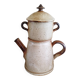 Stoneware coffee pot with filter