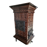 Decorative tiled stove
