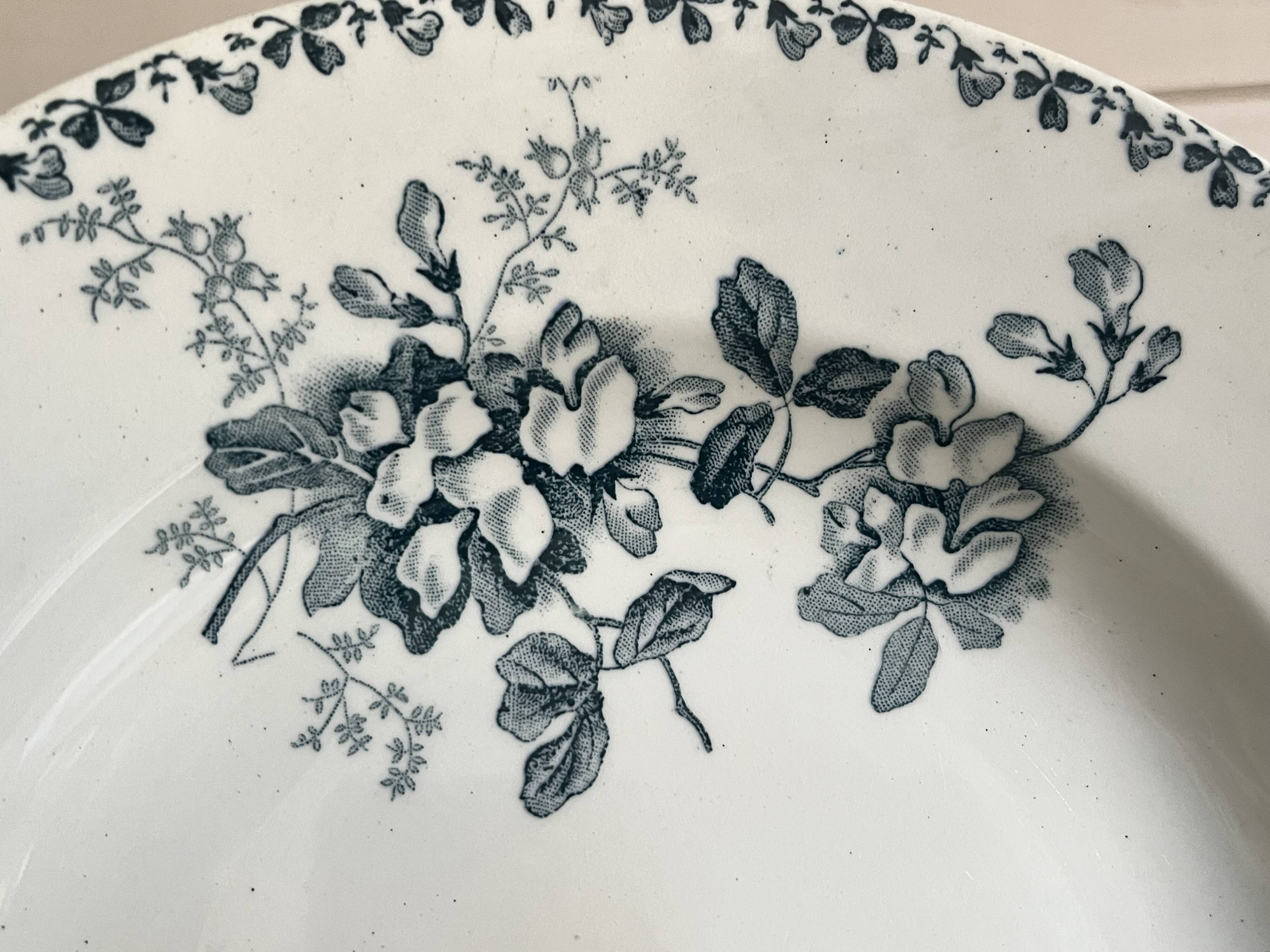 6 flat plates - Terre de fer, Acacia service