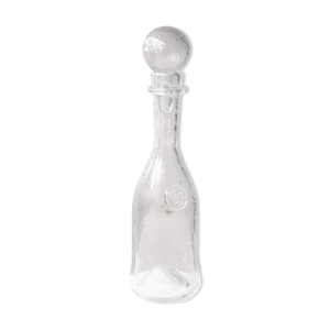 bouteille en verre bullé