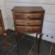 Pair of Louis XV style oak bedside tables