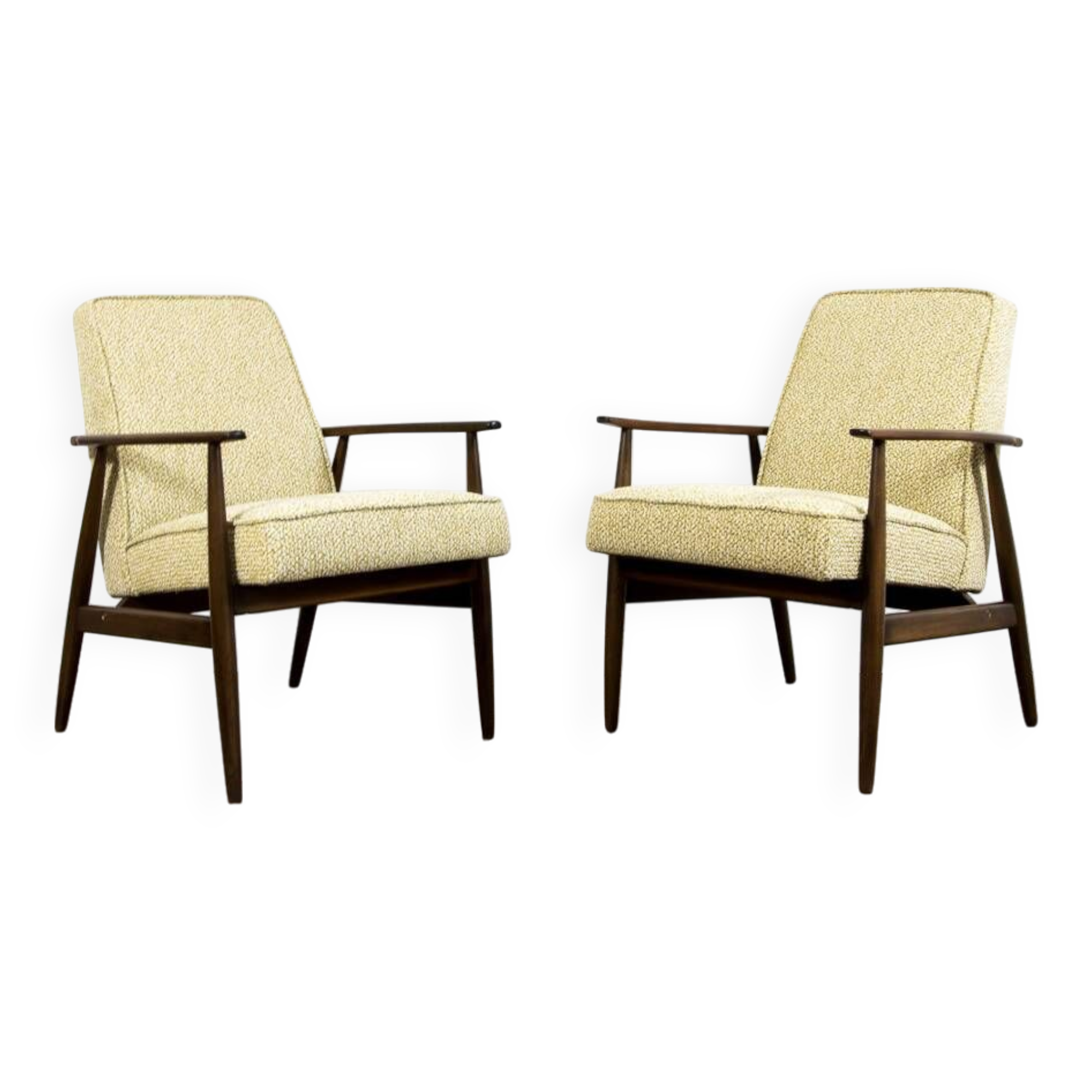 Pair of Type 300 190 Armchairs by H. Lis, 1960s