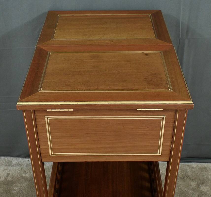 Small Mahogany Coffee Table, Maison Pagny, Directoire style – Early 20th century