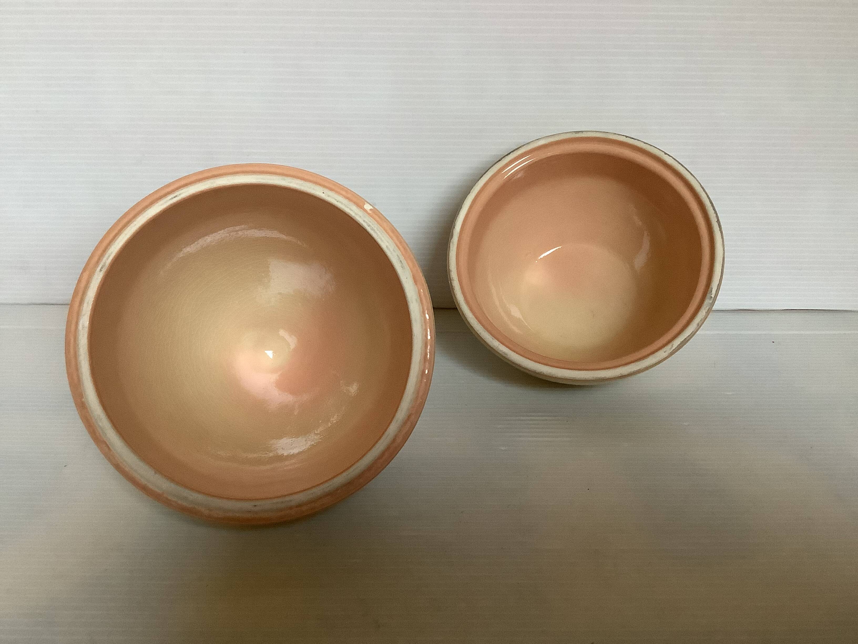 Candy box in the shape of an egg cracked ceramic