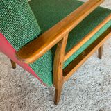 Vintage armchair in Scandinavian style circa 60