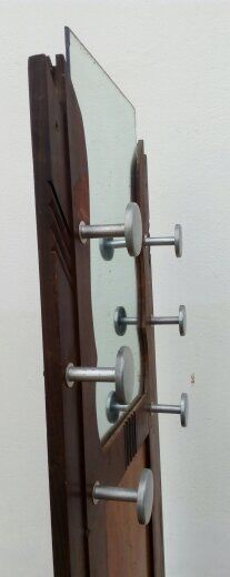 Locker room coat door