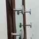 Locker room coat door