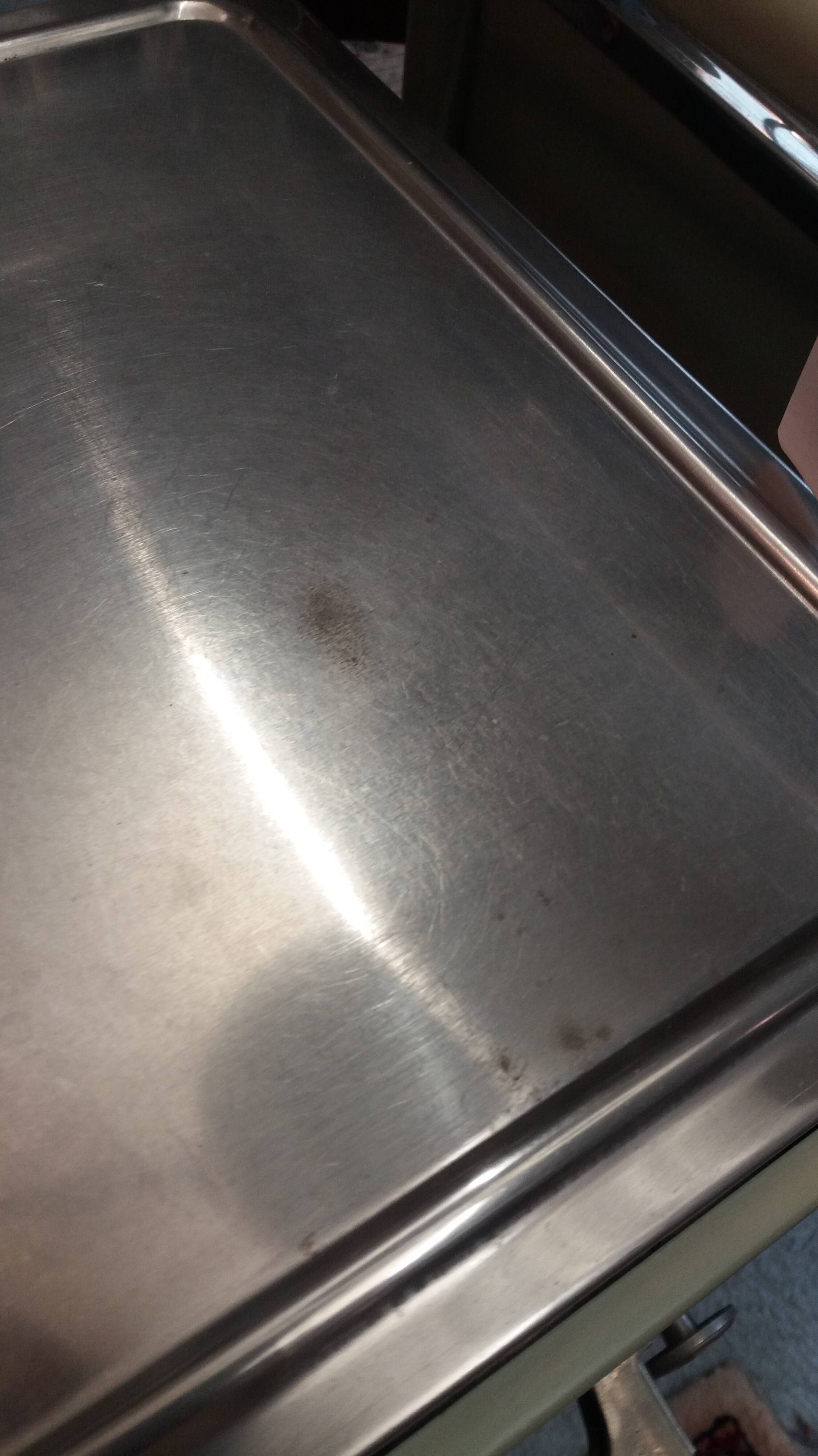 Pair of metal bedside tables from the 1950s