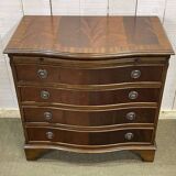 English mahogany commode from the 1950s.