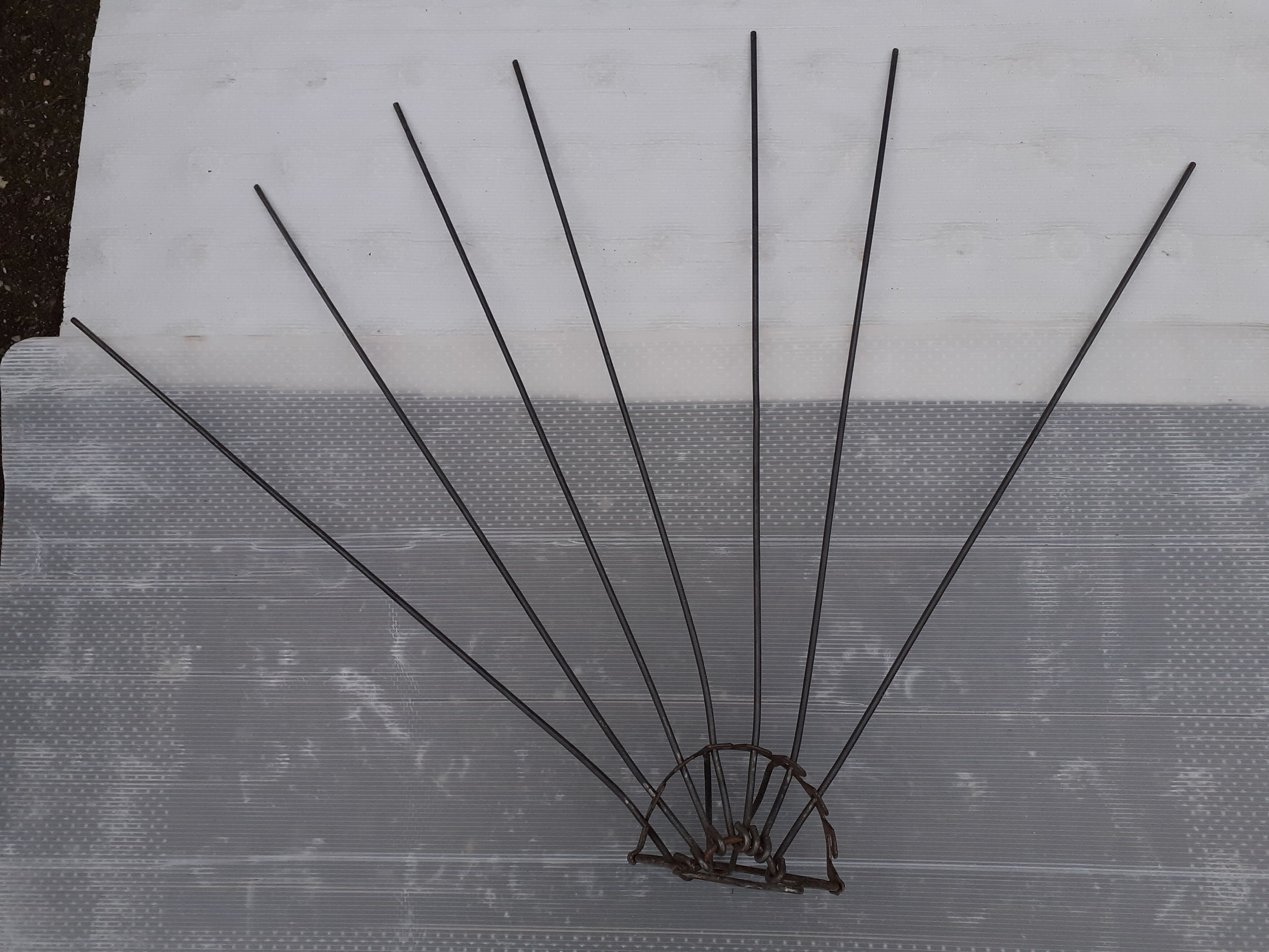 Vintage tea towel holders