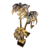 Palm floor lamp three heads