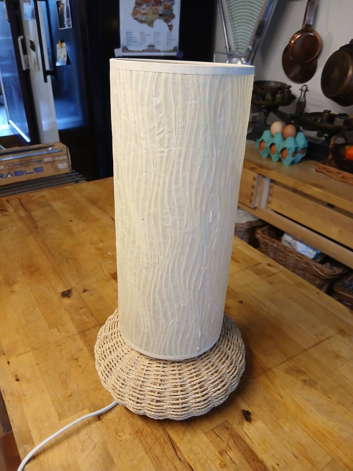 Rattan lamp