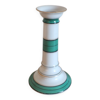 Antique Louis Philippe style candlestick in Paris porcelain