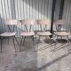 4 vintage Formica chairs