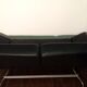 Sofa bed "Smala" vintage black leather adjustable by Pascal Mourgue for Ligne Roset
