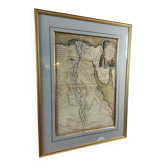 Map of Egypt 1762 under frame