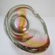 Murano bubble glass vase 70s
