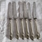 12 antique knives - Silversmith A Frenais Paris - 6 large & 6 small