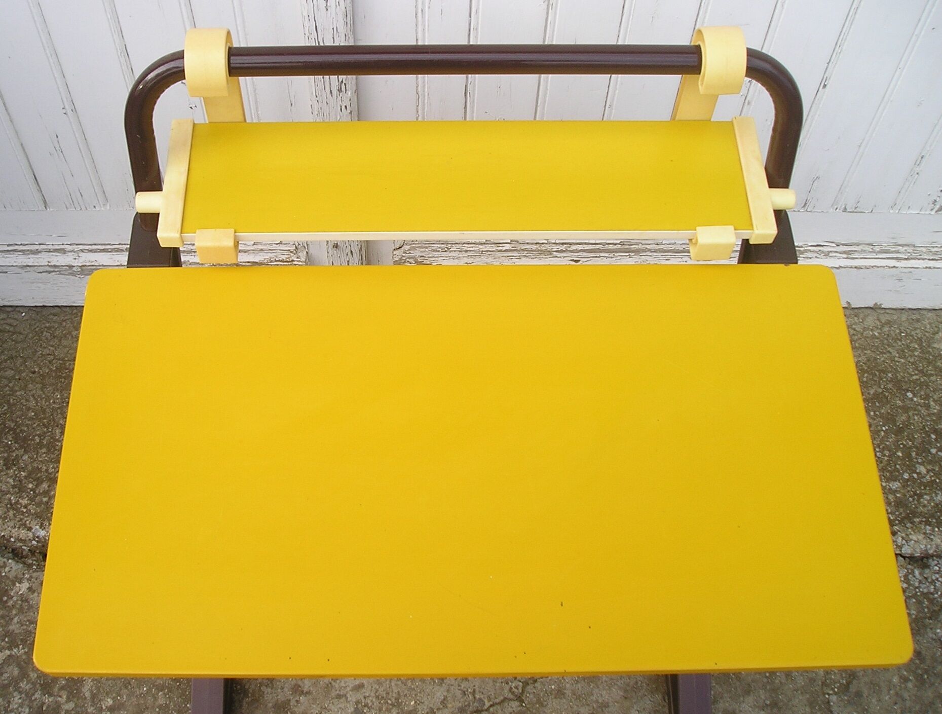 School desk and vintage chair