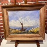 Oil on canvas framed