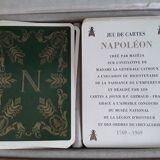Box of 2 decks of Napoleon cards 1969