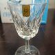Service of 36 stemmed glasses complete, VMC Crystal, Reims, 1960s.