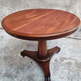 Antique table round dining table 19th century tilt top table