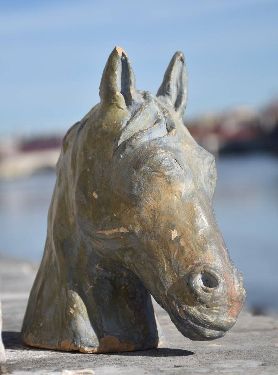 French school, Horse's head (circa 1940)
