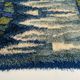 Abstract Scandinavian Multicolor High Pile Rya Rug Carpet, Sweden, 1960s