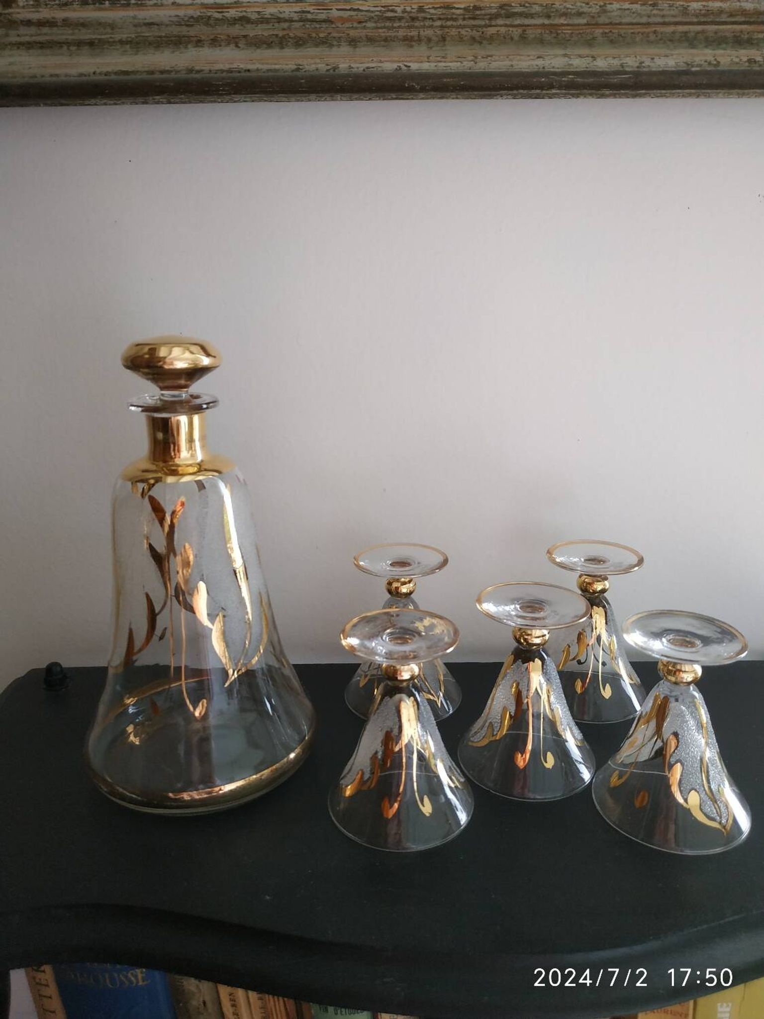 Carafe et ses verres