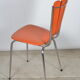 Chaise pétale orange