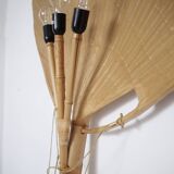 Large-format Uchiwa light fixture designed by Ingo Maurer