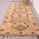 Peach Vintage Moroccan Rug 137 x 270 cm - Berber Rug Handmade - Wool Rug