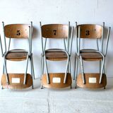 Chaises d'école, lot de 6