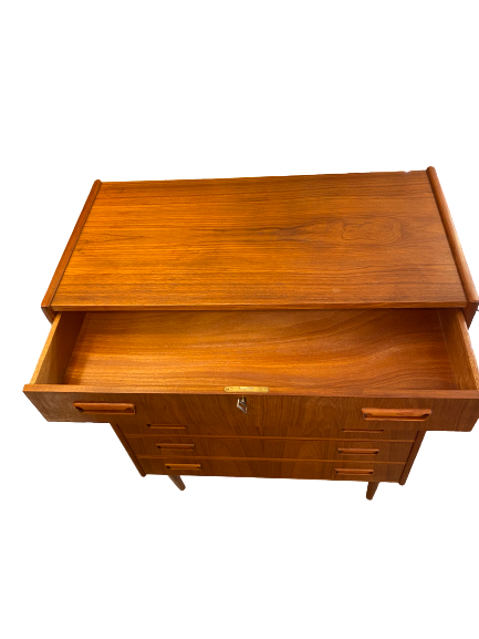 Scandinavian teak chest of drawers 1960s