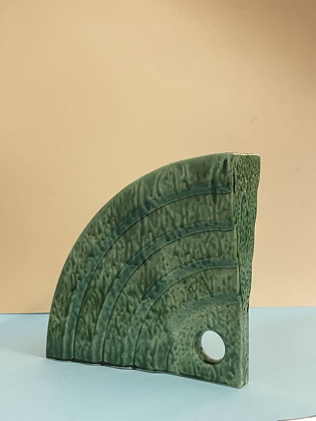 Memphis Style Ceramic Vase Shell by Florio Keramia