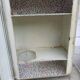 Medicine cabinet in mirror painted sheet metal