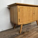 Scandinavian enfilade, tv stand feet vintage compass 1960