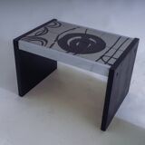 Set of 2 tiled nesting side tables