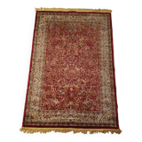 Beautiful Kashmir "Tree of Life" wool rug entirely handmade