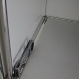 Lot of 3 designer furniture: usm haller white: 1 column with 2 modules.