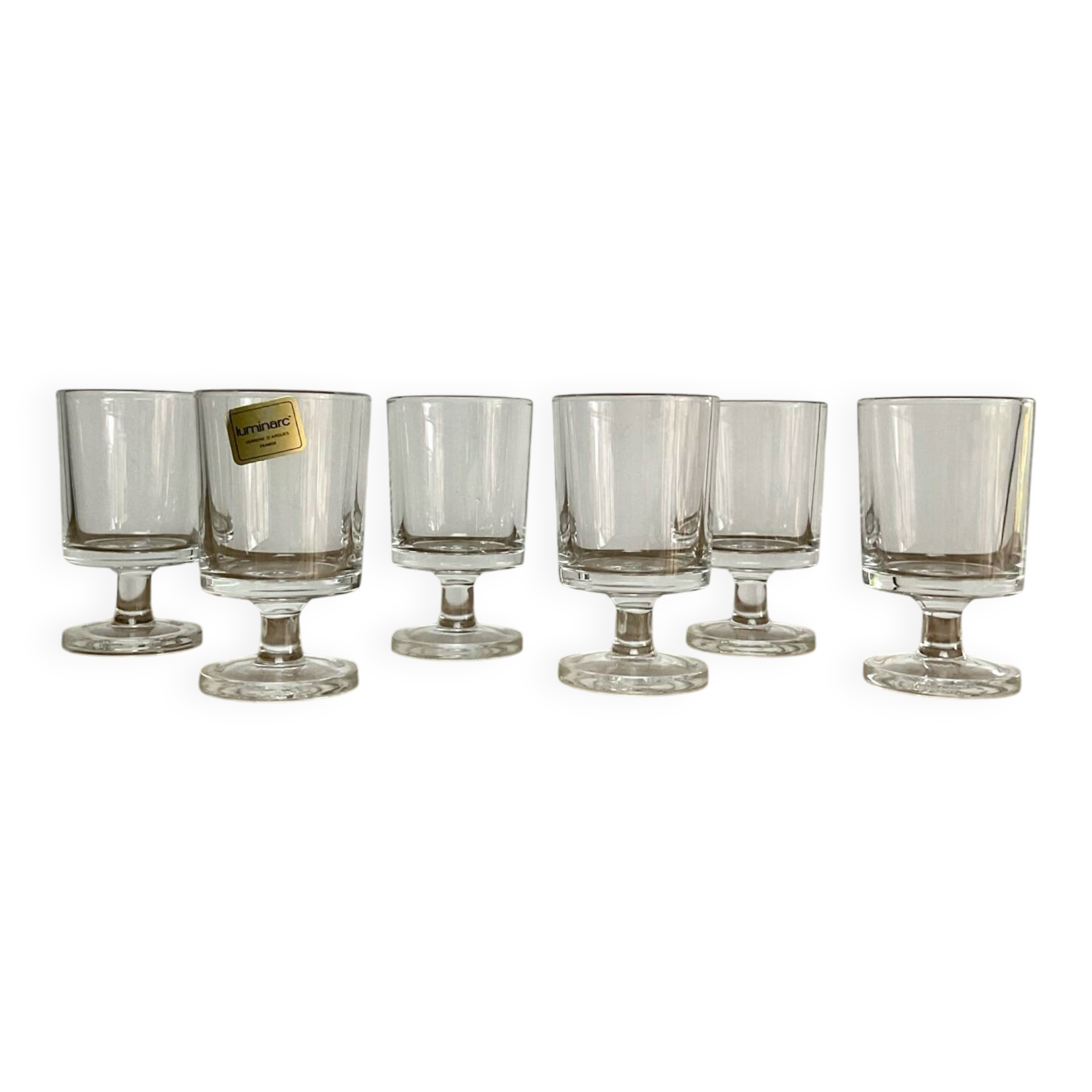 6 LUMINARC liqueur glasses