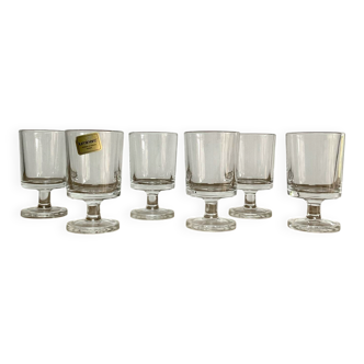 6 LUMINARC liqueur glasses