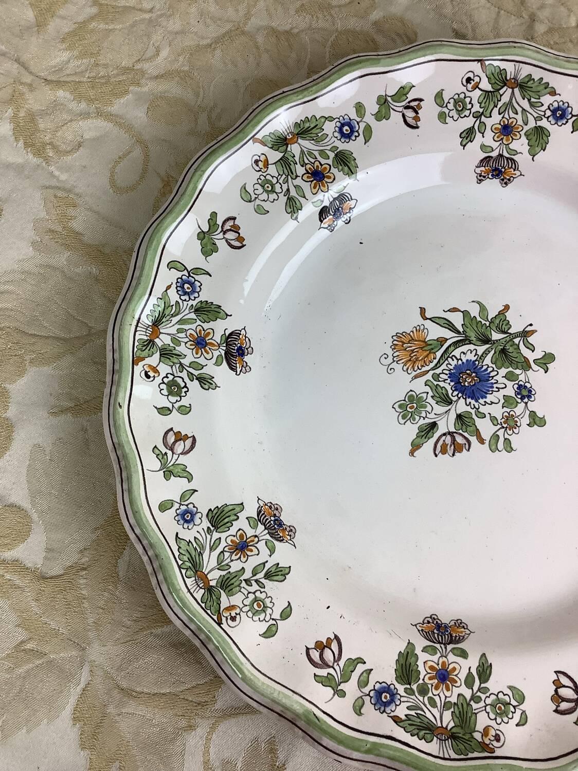 Decorative Plate Moustiers France