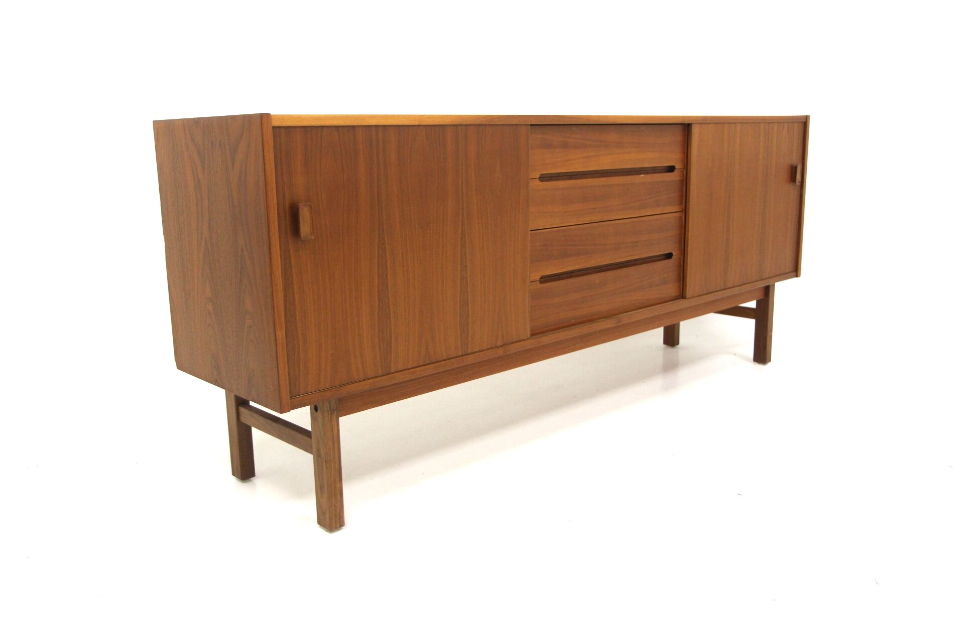 Scandinavian walnut sideboard, "Arild", Nils Jonsson, Troeds, Sweden, 1960